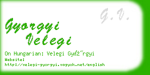 gyorgyi velegi business card